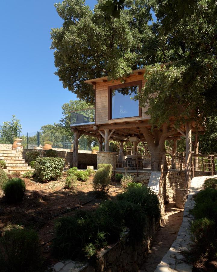 Вилла Stolidi Mou Treehouse Аципопуло Экстерьер фото