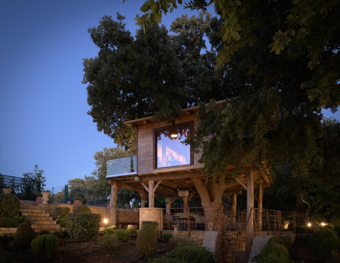 Вилла Stolidi Mou Treehouse Аципопуло Экстерьер фото
